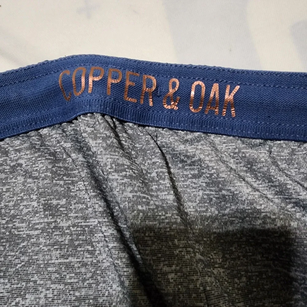 Copper‎ & Oak Hybrid Shorts - Stretch Athletic Training Gym Blue XL 8" Inseam - Picture 5 of 5